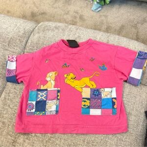 Vintage Disney The Lion King Pink T-Shirt